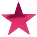 A foil flat die-cut cutout featuring a star design. Sold as a single piece.