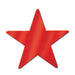 A foil flat die-cut cutout featuring a star design. Sold as a single piece.