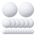 A set of flat die-cut cutouts featuring a volleyball design. Comes in a pack of 20.