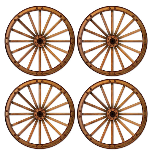 Wagon Wheel Cutouts | 4ct