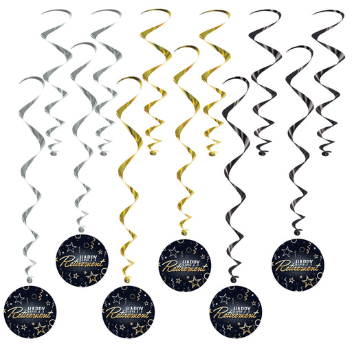 Happy Retirement Whirls | 12ct