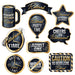 A set of photo-booth signs printed with a happy retirement design. Comes in a pack of 10.