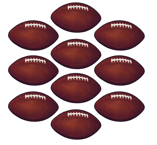 Mini Football Cutouts | 10ct