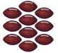 A set of flat die-cut cutouts featuring a football design. Comes in a pack of 10.