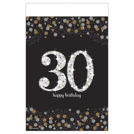 Sparkling Celebration 30 Plastic Table Cover | 1ct
