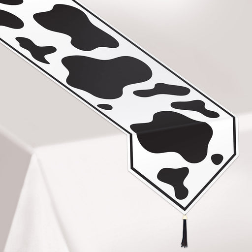 Printed Cow Print Table Runner | 1ct