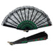 A folded paper fan decoration featuring a fiesta design. Sold as a single piece.