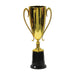 A party cup printed with a trophy award design. Sold as a single piece.