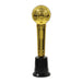 A party decoration featuring a microphone award design. Sold as a single piece.