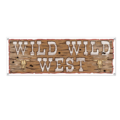 Wild Wild West Sign Banner | 1ct