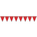 A pennant banner of triangular flags printed with a bandana design. Sold as a single piece.