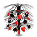 A hanging cascade centerpiece featuring a casino design. Sold as a single piece.