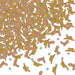 A scattered metallic confetti pieces featuring a western icons design. Sold as a single piece.