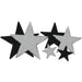 A foil set of flat die-cut cutouts featuring a star design. Comes in a pack of 6.