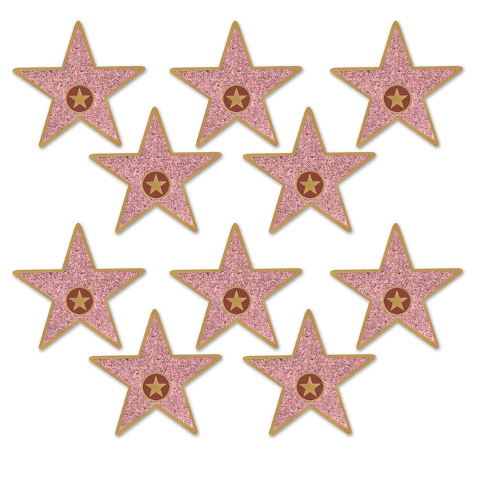 A set of flat die-cut cutouts featuring a star design. Comes in a pack of 10.