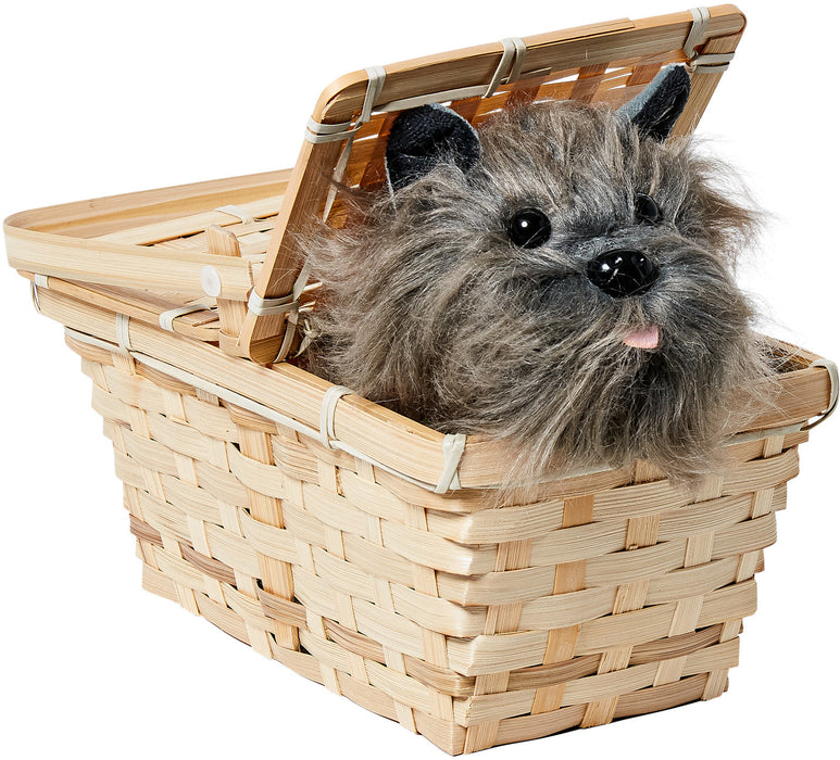 Deluxe Toto in Basket shown against a plain white background — a Halloween costume accessory.