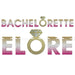 A coiled hanging streamer featuring a bachelorette design. Sold as a single piece.
