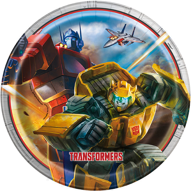9in Plate Transformers - Party Supplies