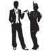 A set of flat die-cut silhouettes featuring a great 20's design. Comes in a pack of 2.