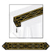 A table runner printed with a great 20's design. Sold as a single piece.