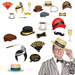 A set of photo-booth signs printed with a great 20's design. Comes in a pack of 12.