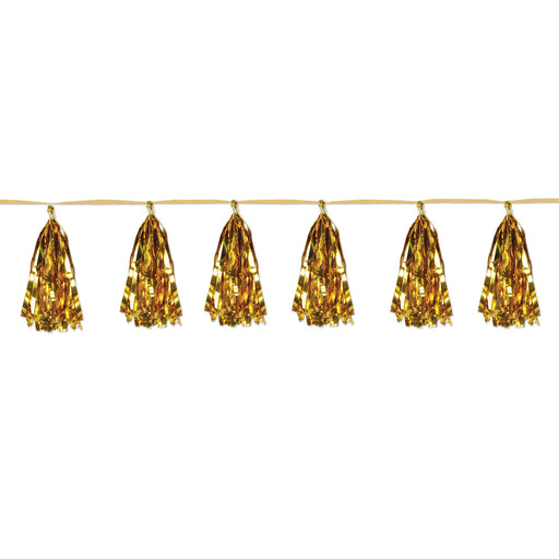 Gold Metallic Tassel Garland | 1ct