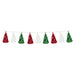 A metallic hanging garland featuring a tassel design. Sold as a single piece.
