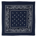 A blue bandana. Sold as a single piece.