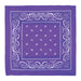 A purple bandana. Sold as a single piece.