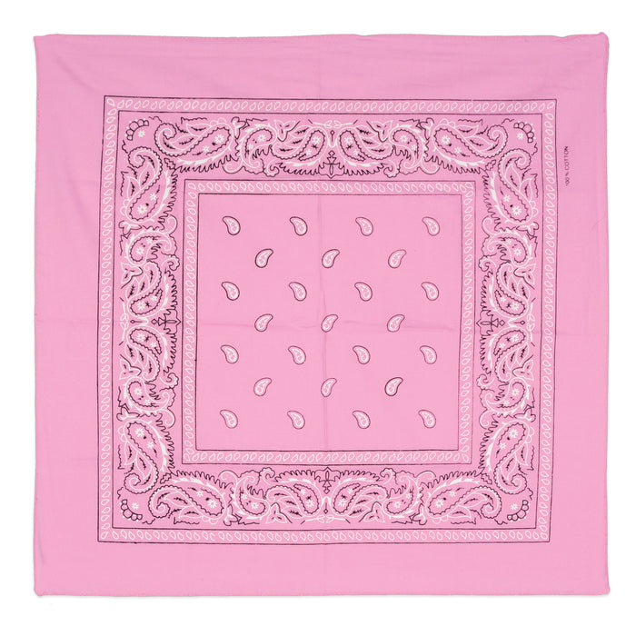 A pink bandana. Sold as a single piece.