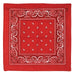 A red bandana. Sold as a single piece.