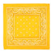 A yellow bandana. Sold as a single piece.
