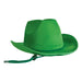 A velour cowboy hat. Sold as a single piece.