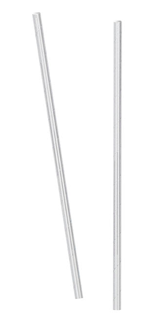 10ct Silver Straw Paper - Party Supplies
