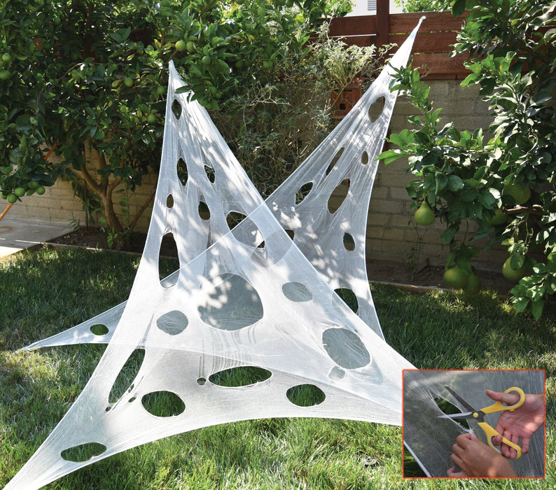 Full-length product photo of the Strtch Web Material, shown against a plain white background. A Halloween decoration.