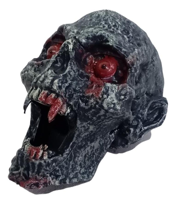Full-length product photo of the Vampire Skull, shown against a plain white background. A Halloween decoration.