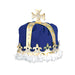 A party crown printed with a royal king's design. Sold as a single piece.