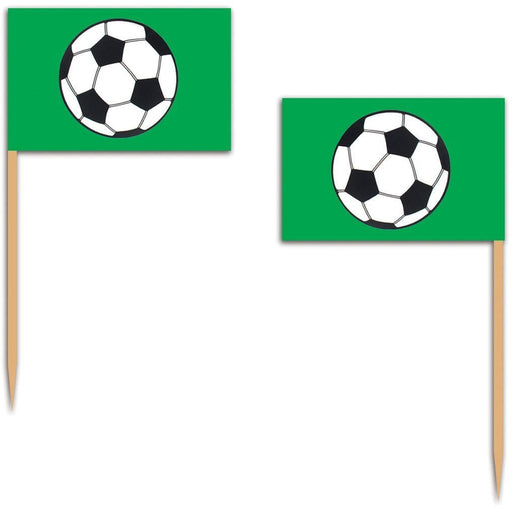 Soccer Ball Flag Picks | 50ct