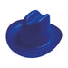 A plastic miniature cowboy hats cowboy hat. Comes in a pack of 3.