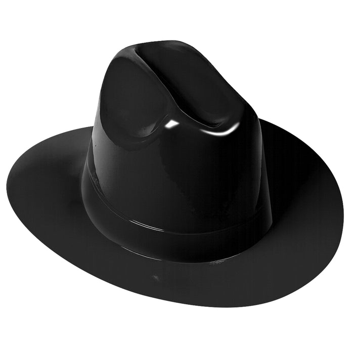 A plastic cowboy hat. Sold as a single piece.
