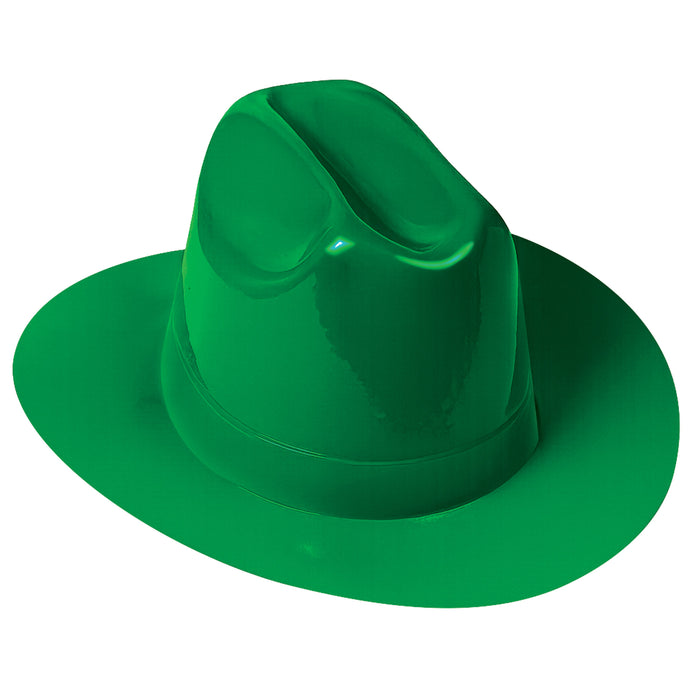 A plastic cowboy hat. Sold as a single piece.