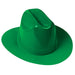 A plastic cowboy hat. Sold as a single piece.
