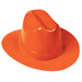 A plastic cowboy hat. Sold as a single piece.