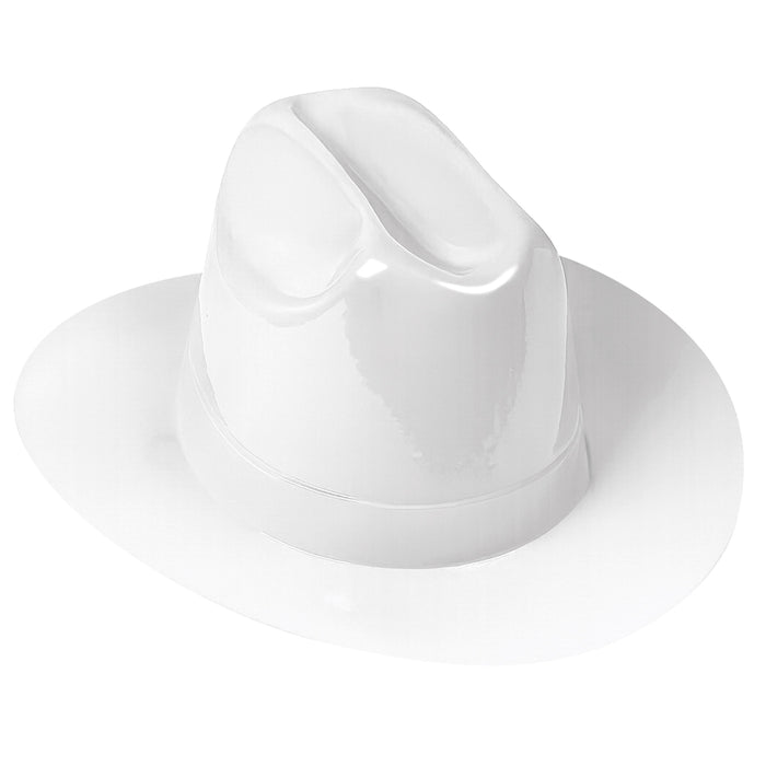 A plastic cowboy hat. Sold as a single piece.
