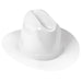 A plastic cowboy hat. Sold as a single piece.