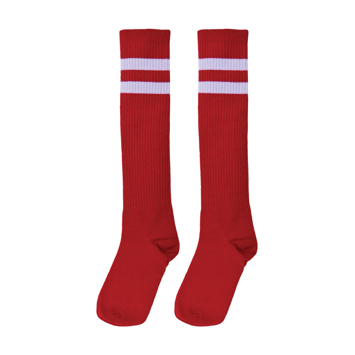 A pair of knee socks. Sold as a single piece.