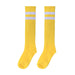 A pair of knee socks. Sold as a single piece.