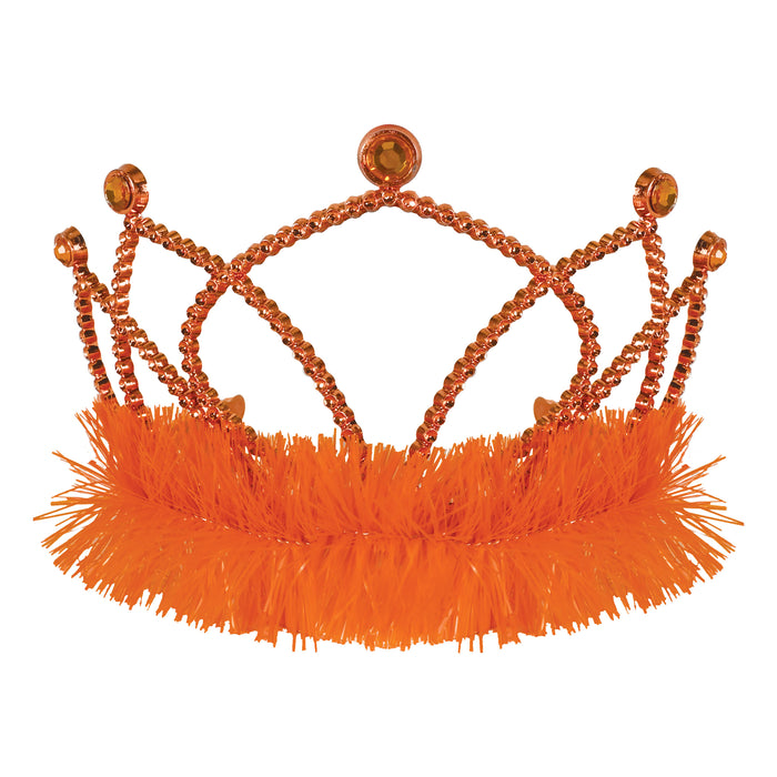 A plastic costume tiara. Sold as a single piece.