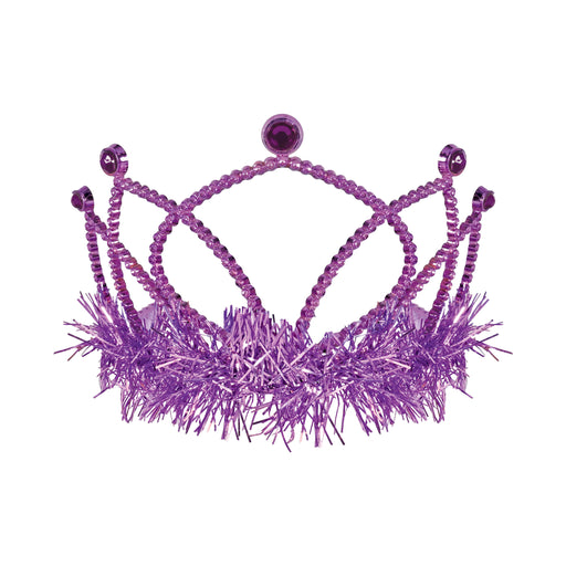 Plastic Tiara - Purple | 1ct