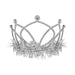 A plastic costume tiara. Sold as a single piece.